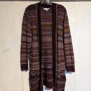 Christopher and Banks Purple Cardigan